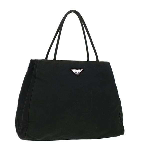 PRADA Hand Bag Nylon Black Auth bs5534 - Picture 1 of 16